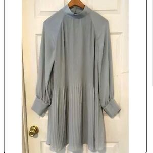 H and M babydoll pleated dress NWT